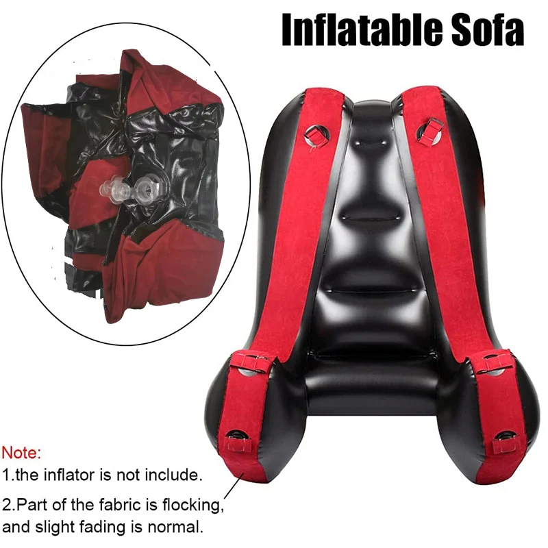 Seat Inflatable Chair Sofa Husband And Wife Lying Down Furniture Love Bed Mattress Lovers Bedroom Portable Cushion Lounge Pad