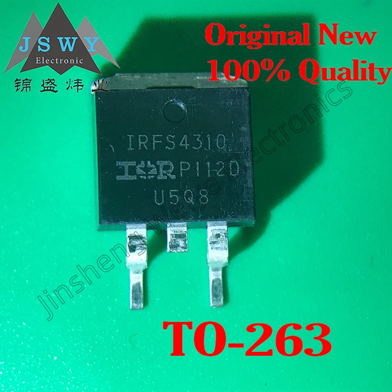 

1~50PCS IRFS4310 FS4310 100V 120A N-Channel MOS FET TO-263 Good quality and New