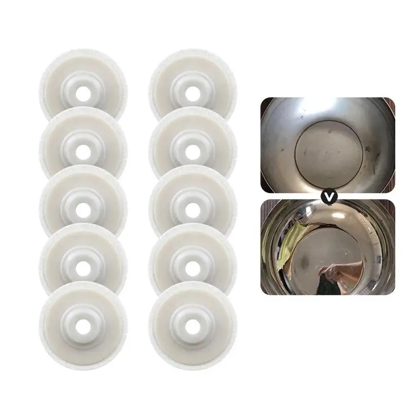 

Полировальные полировальные диски, гибкие 4-дюймовые шерстяные полировальные диски, легкая шлифовальная машина, полировальные колодки для металла, мрамора, мебели, автомобиля