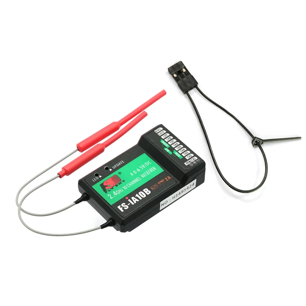 Détail des connecteurs et du boîtier du récepteur RC Flysky FS-IA6B 6CH 2.4G pour PPM et iBus