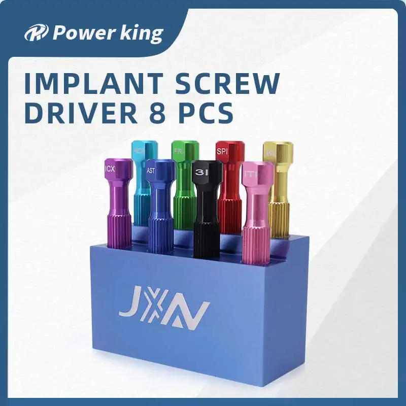 

Dental Implant Screw Driver 8 PCS Dentist System Screwdriver Dentist Screwdriver Dentistry Tool Kit Orthodontic High Quality