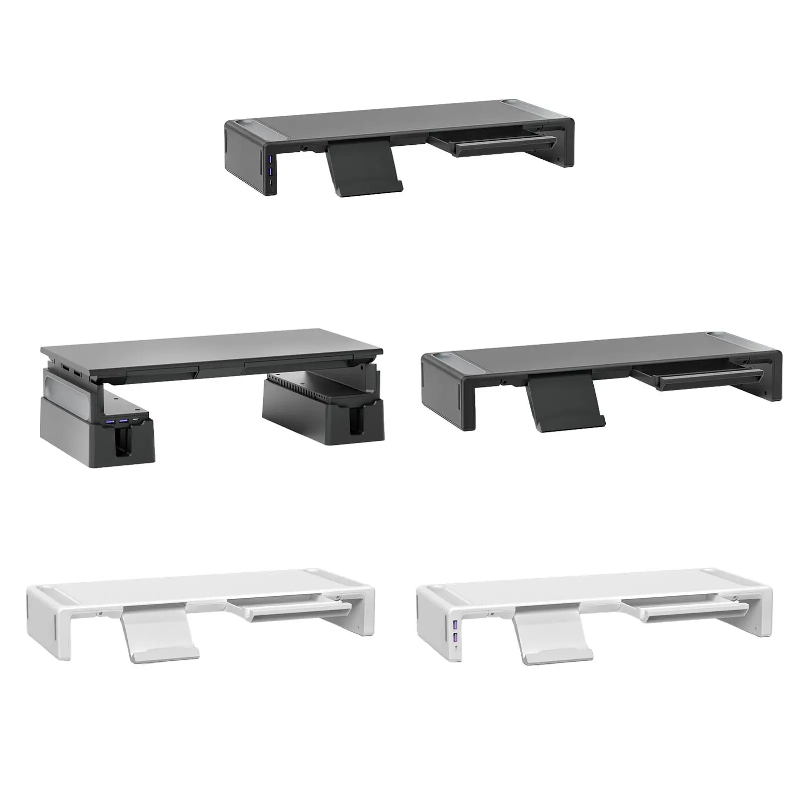 Suporte Ergonômico do Riser do Monitor para o Portátil Rack do Computador Desktop do Escritório Tabuleta Telefone Prateleira da Mesa