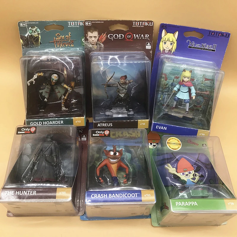 Totaku Ps Game Figure Model Toys The Hunter Bloodborne Crash Bandicoot God Of War Sea Of 12V Action Figure Collection