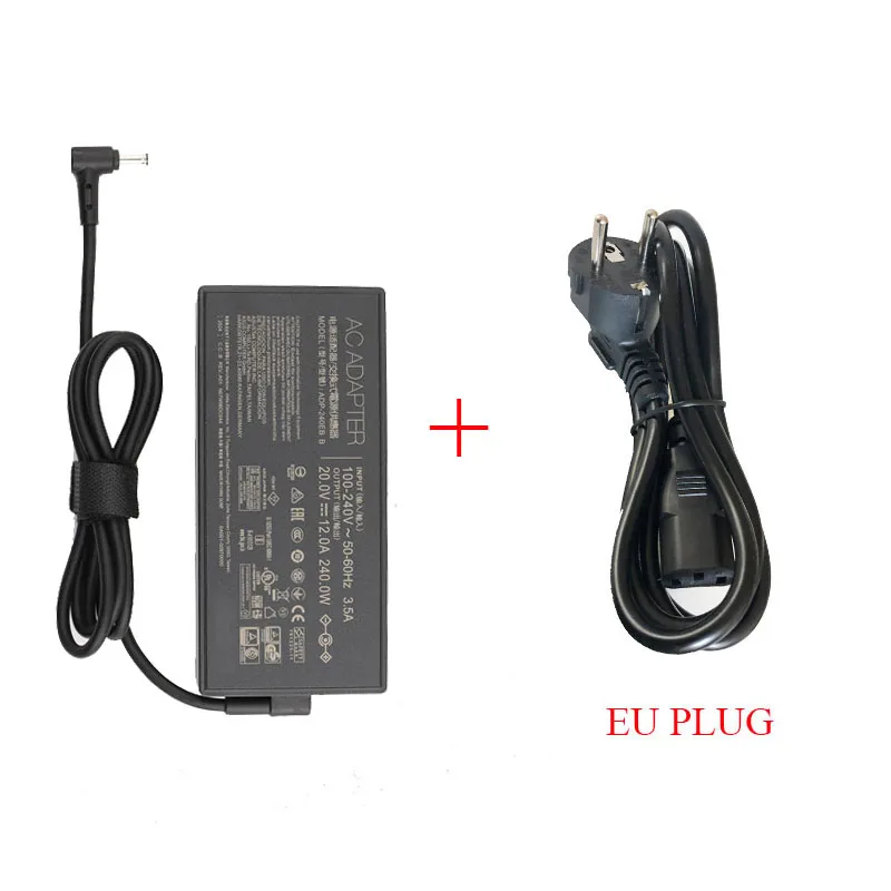 240W ADP-240EB B Netzteil Laptop-Ladegerät kompatibel für ASUS ROG 15 GX550LXS RTX2080 S15 S17 G15 G513 GX550LXS RTX2080 G733QM G733QR G733QS G733QSA RTX2080