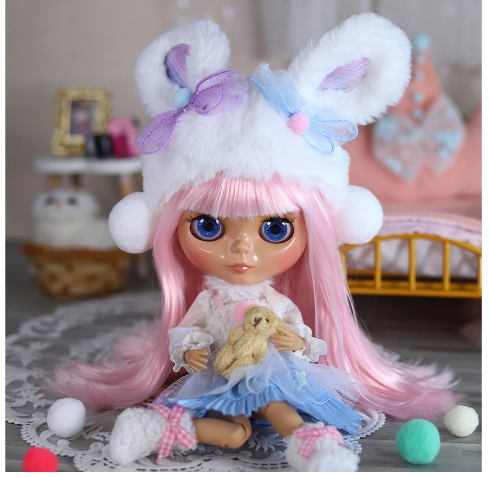 Neo Blythe Doll Rabbit Costume with Bag 1