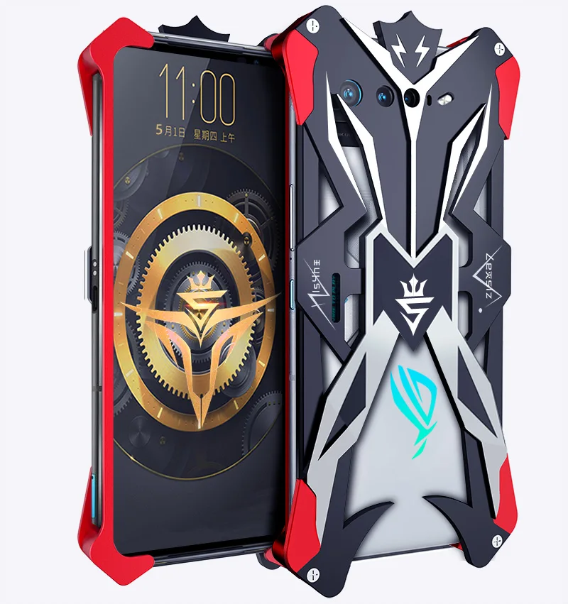 

ROG Phone 7 / 6D Ultimate мощный ударопрочный металлический чехол для телефона Asus ROG Phone 7 Pro 6D 7 5 Алюминиевый Чехол бампер Coque