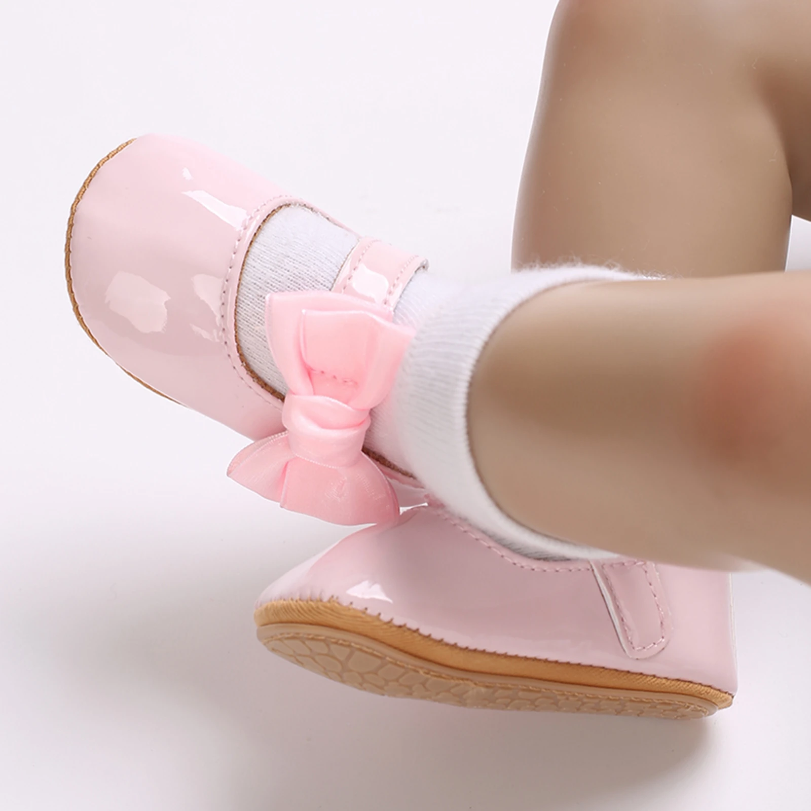 Baby Girl Bowknot Moccasins 5