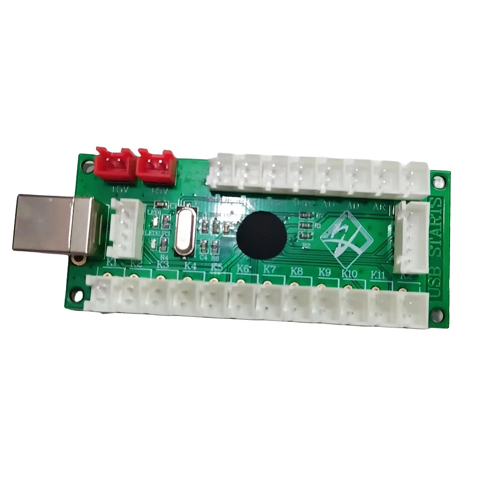 SJ@JX Arcade LED USB Encoder Kit - Zero Delay, Plug & Play Für PC, MAME & Retro Pie