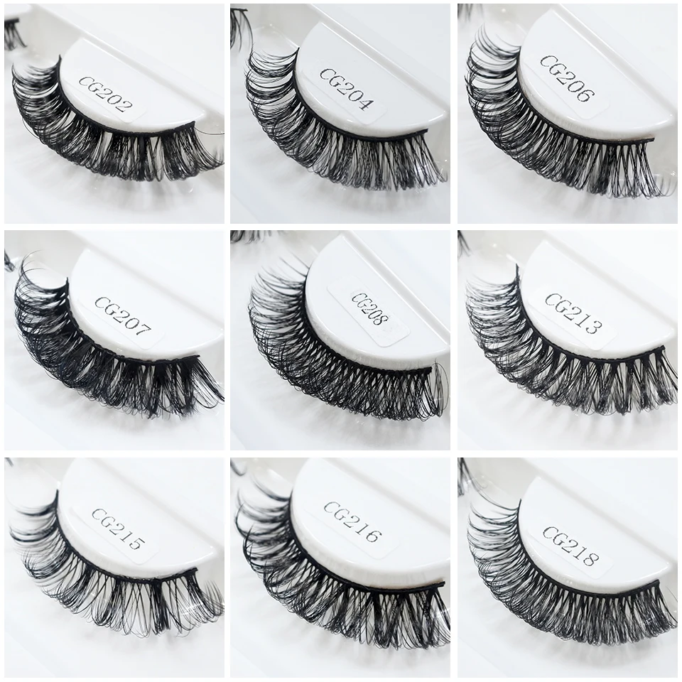 10Pairs 3d Russian, D Curl Lash Strips, 15mm Wispy Fake Lashes that Look  Like Extensions, Natural False Lashes Mink