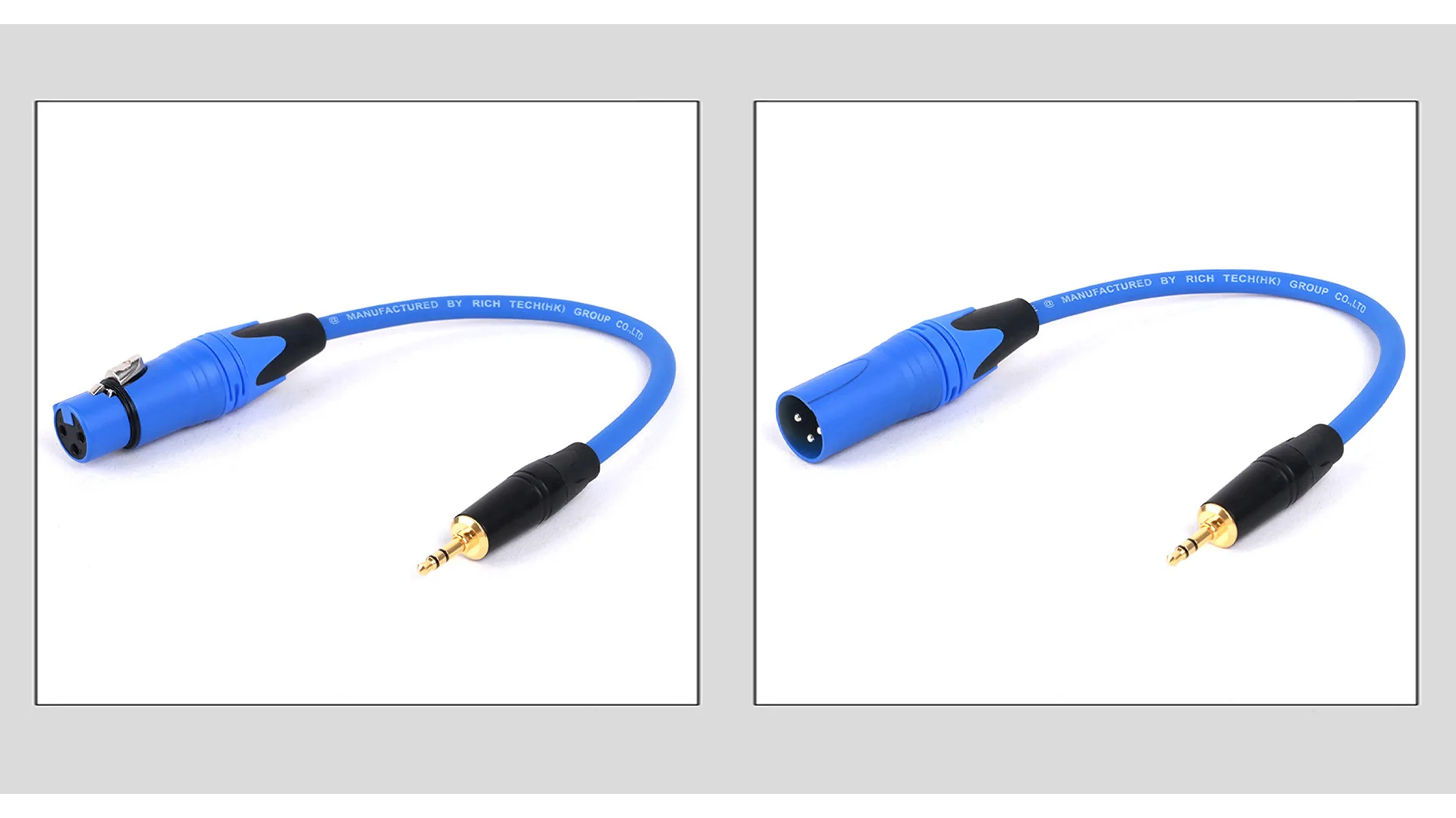 1 Stück 3,5mm(1/8) trs Stecker Buchse Audio Konverter Kopfhörer adapter an xlr 3-polige Buchse/Stecker für Mikrofone Gitarre usw. – Detail 8