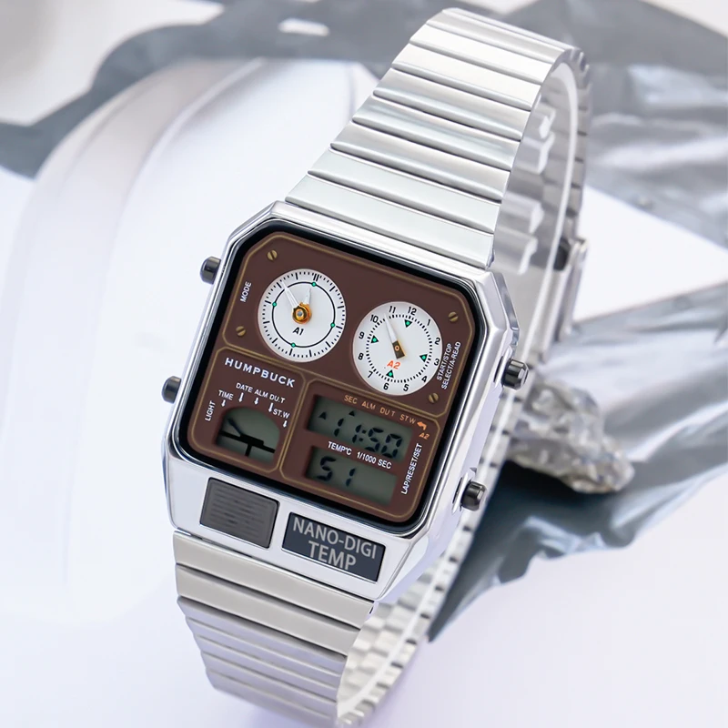 HUMPBUCK Temperature Tracker Watch Classic Design for Timeless Elegance
