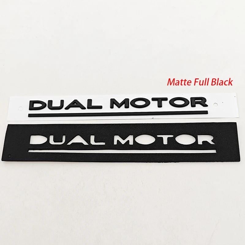 Enhanced Chrome Black and Red Rear Trunk High Performance Logo Sticker