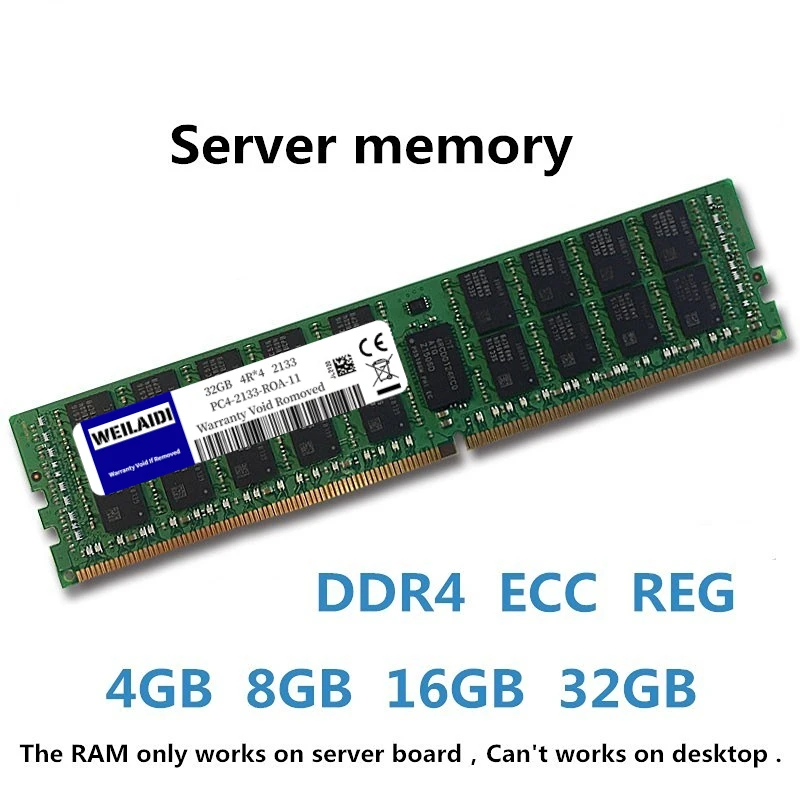 16 GB PC4 / DDR4 ECC Registered Server Memory