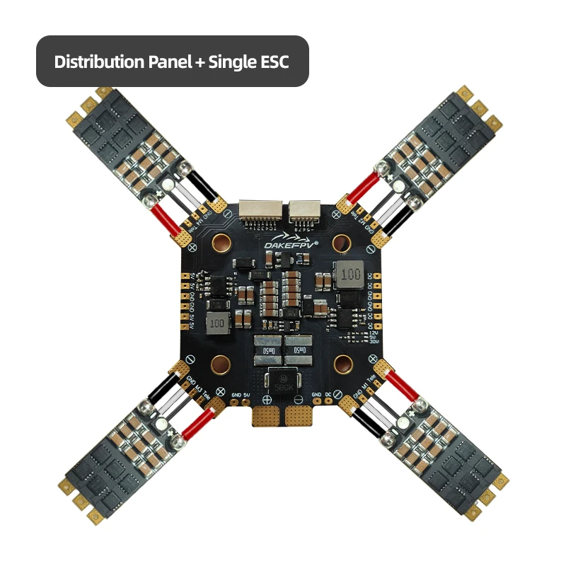 ESC 35A/45A Monomère et Panneau de Distribution pour Drone FPV