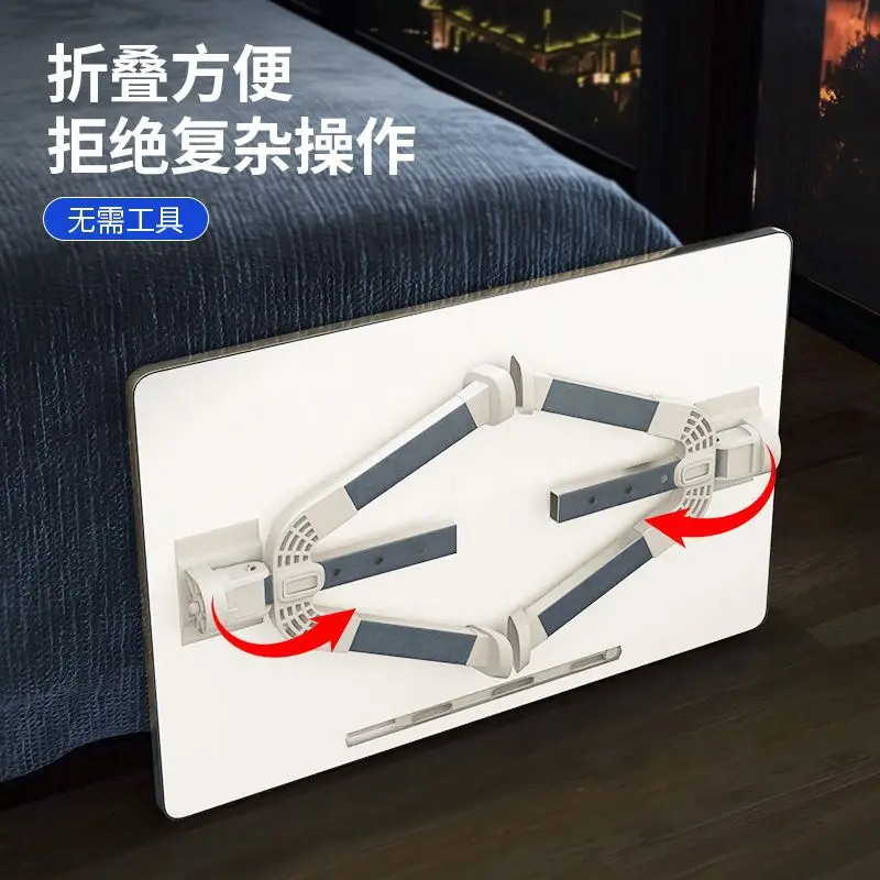 AOLIVIYA Bed Table Folding Table Sofa Laptop Desk For Dorm Room Bedroom Floor Sitting Bay Window A3