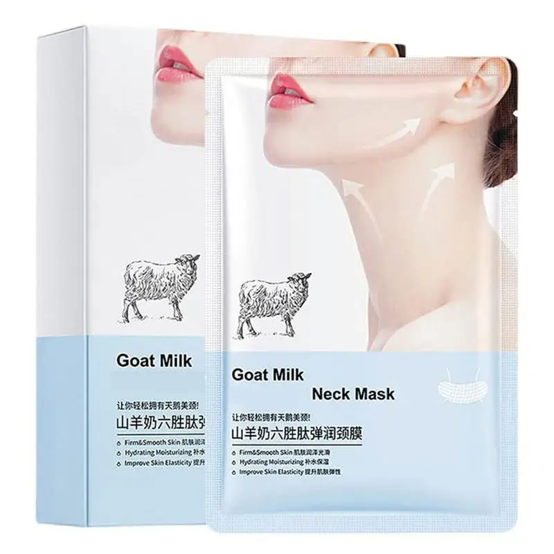 

Goat Milk Neck Masque Moisturizer Masque For Neck Moisturizing Firming Masque Double Chin Reducer Pads Hydrating And Firming