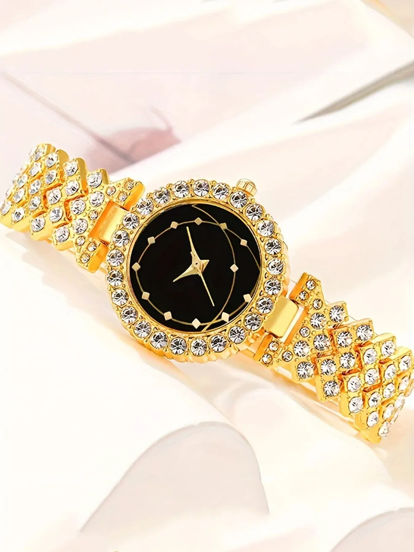 Ladies' Bracelet Set Watch Fashion Diamond Set 5pcs/set Female Temperament Baita Quartz Watch for Women
