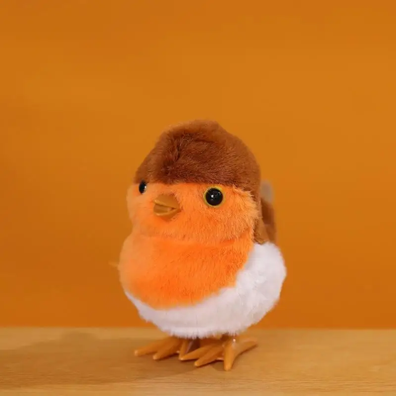 W3JF Jumping Wind Up Toy,Clockwork Toy Animal Wind Up Toy Hopping Robin Windup