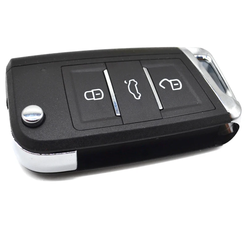 Car key shell case without key blade for KEYDIY A15 NA15 ZA15 flip remote replacement blank cover 3buttons