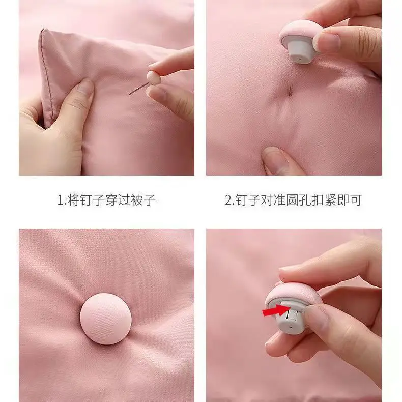 4-8PCS-BedSheet-Quilt-Clip-One-Key-To-Unlock-Blankets-Cover-Fastener-Clip-Holder-BedSheet-Mushroom.jpg 4/8 db Ágynemű Paplan Klip Az Egyik Kulcs A Takarók Feloldásához Fedő Rögzítőelemes Tartó Gomba Alakú Makaron Nem Csúszás - Image 5