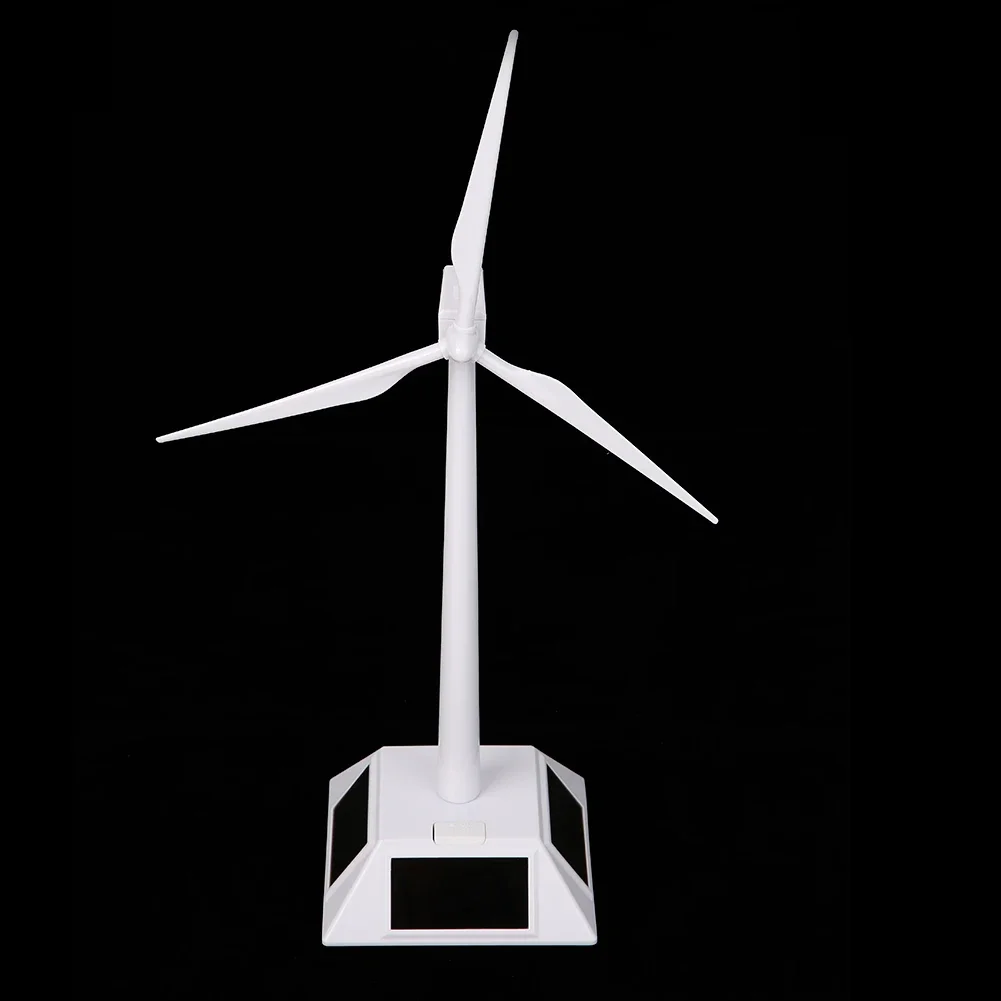 Nieuw Desktopmodel Op Zonne-Energie-Windmolens Windturbine Voor Kinderen Onderwijs Model Elektronische Boerderij Windmolen Speelgoed Cadeau