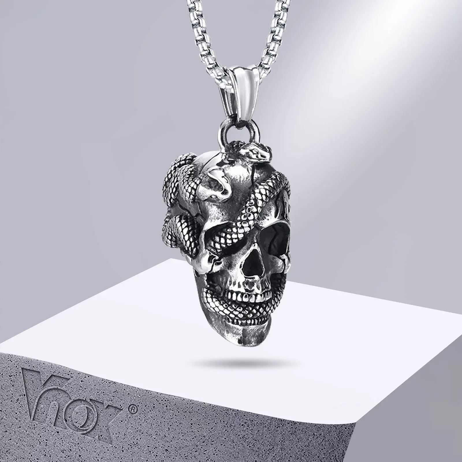 Skeleton Etched Stainless Steel Charms Skull Corroded Charms 