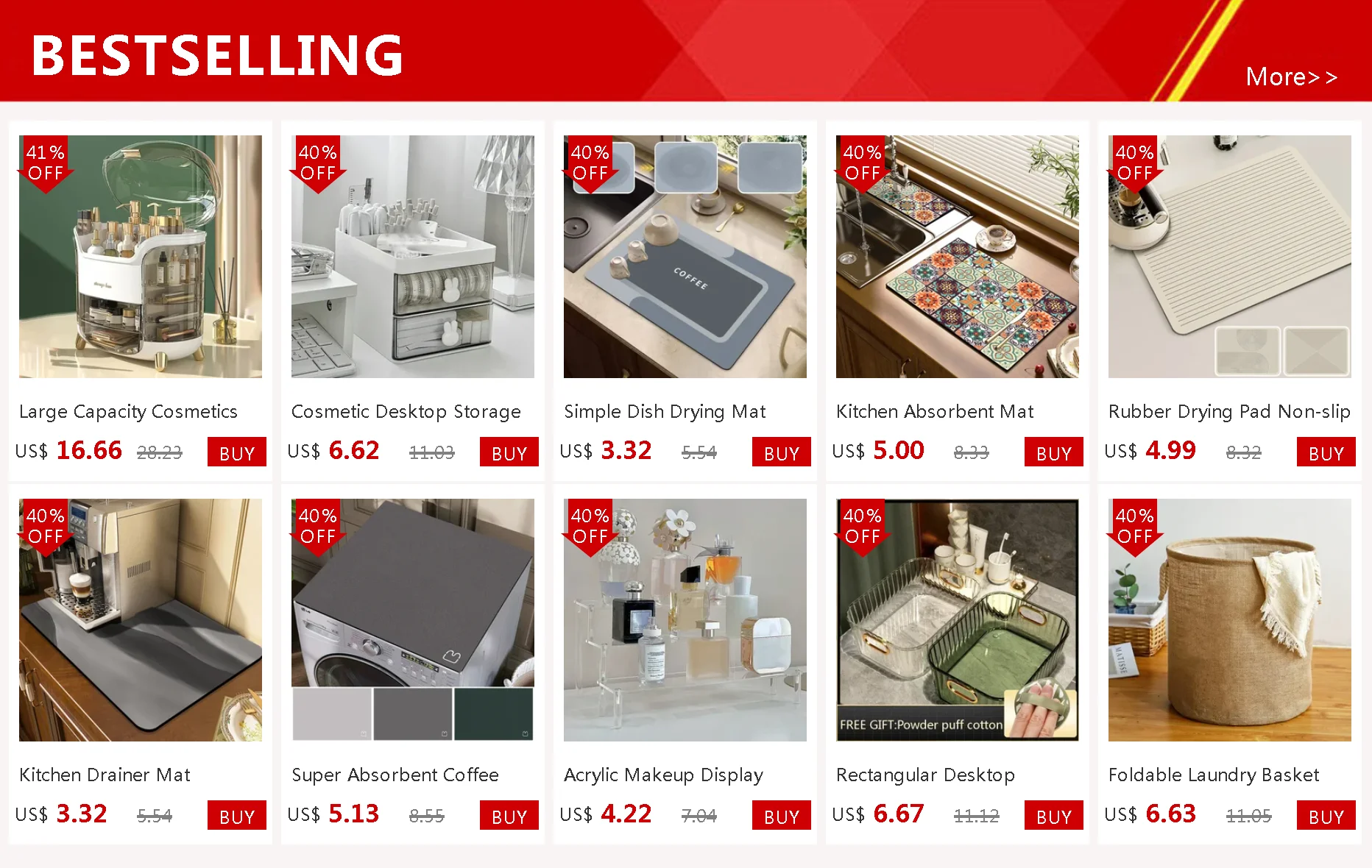 Description Picture 2 of itemFloral Patterns Dust Covers Washing Machine Oven Microwave Dustproof Mat Household Decor Pads Kitchen Sink Anti-slip Mat