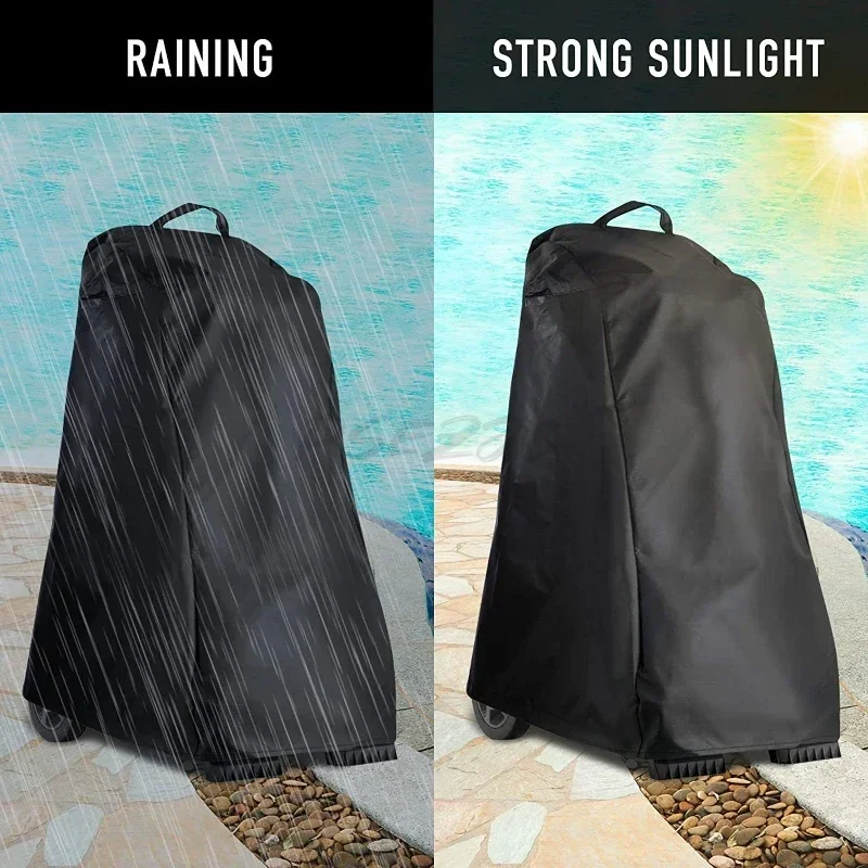 Pool Cleaner Cover Swimming Pool Cleaning Robotic Oxford Cloth Breathable Protective Cover for Most Machines