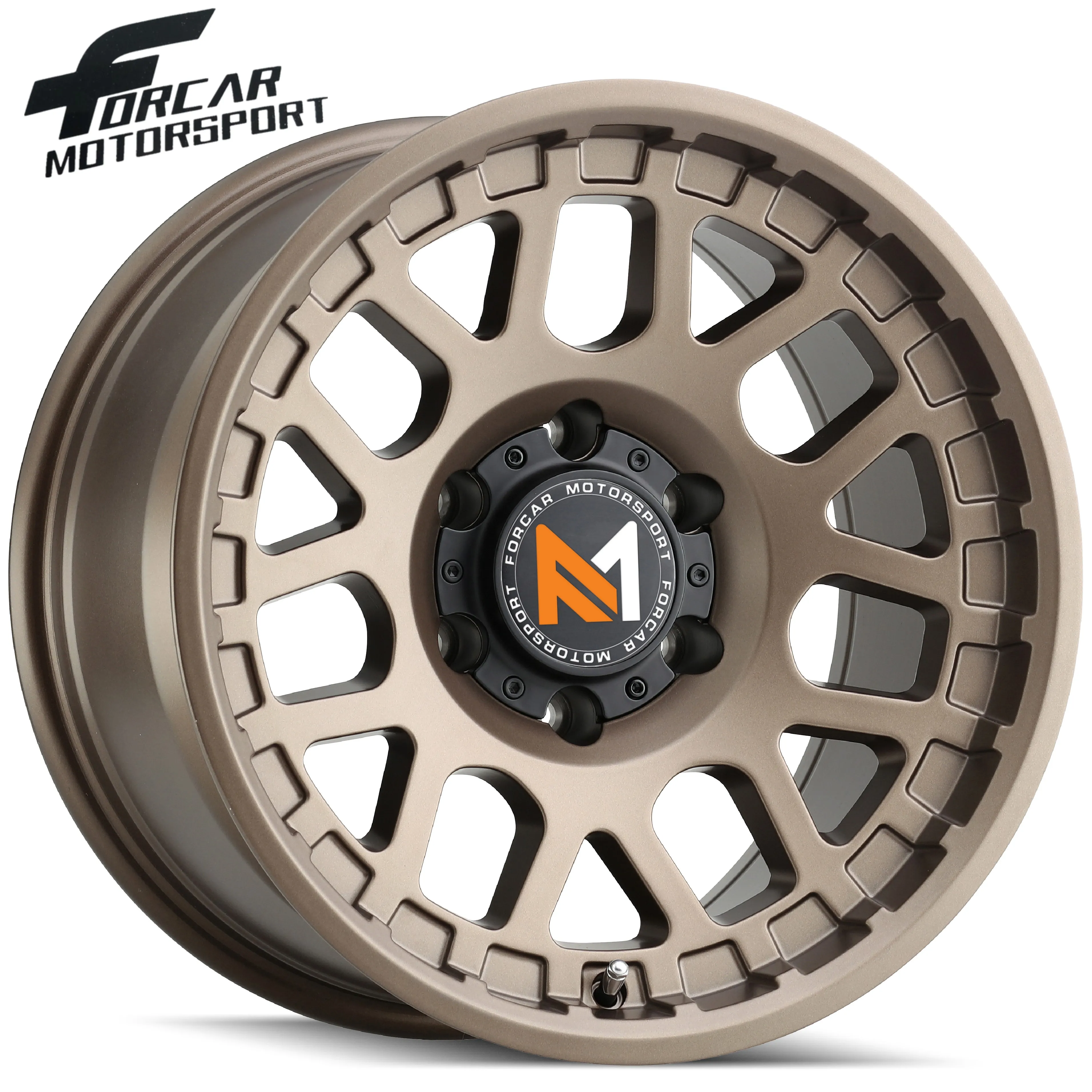 

Forcar Black and Brown Big Center Cap Off-Road Vehicle OEM Forged Wheels for Sale