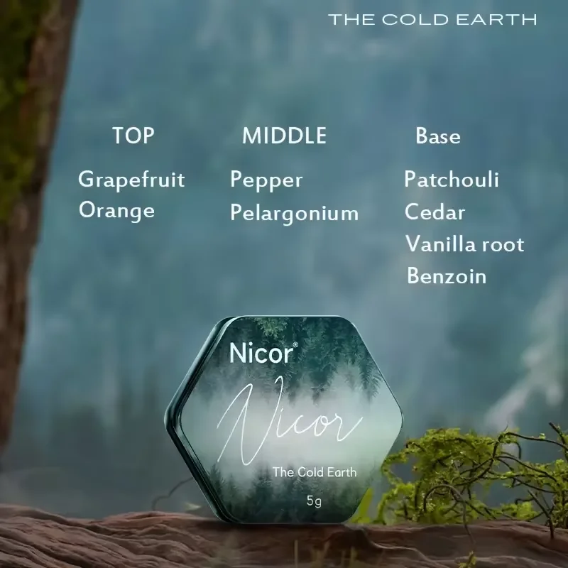 Parfum solide rafraîchissant et longue tenue pour homme - Parfum vanille longue tenue, format voyage, cadeau idéal pour votre copain_voghion.com