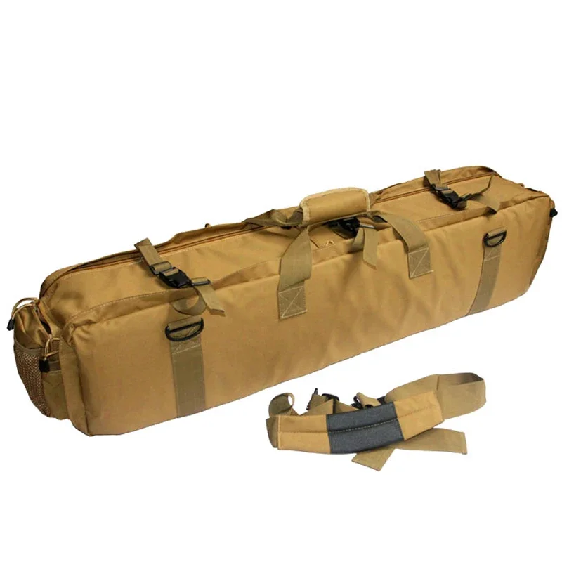 M249 Tactical Hunting Rifle Gun Bag Heavy Duty Gun Carry Bag 1000D Oxford Paintball Airsoft Air Gun Case With Shoulder Strap