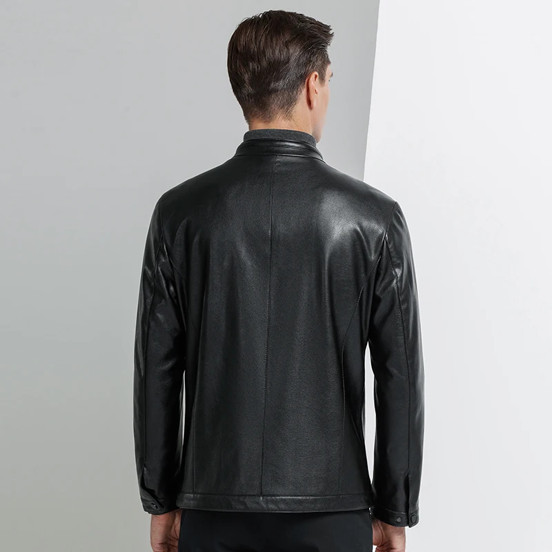 Genuine Leather Men Jacket Spring | Jacket Sheep Leather Men