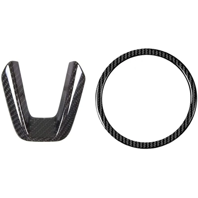 

Carbon Steering Wheel Trim Sequins, Steering Wheel Ring Logo Applique Cover,Car Accessories,for Mazda 3 6 Cx-4 CX5