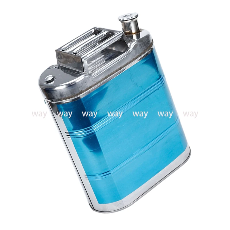 10L 20L Litres 201 Stainless Steel Fuel Tank Petrol Storage Oil Jerrycan Gas Can Car Motorcycle Truck Car Fuel-jugs