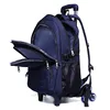 Children Backpack School Wheels Waterproof Backpack for School Teenager Boy Travel Backpack on Wheels Rolling School Bag Bookbag 5