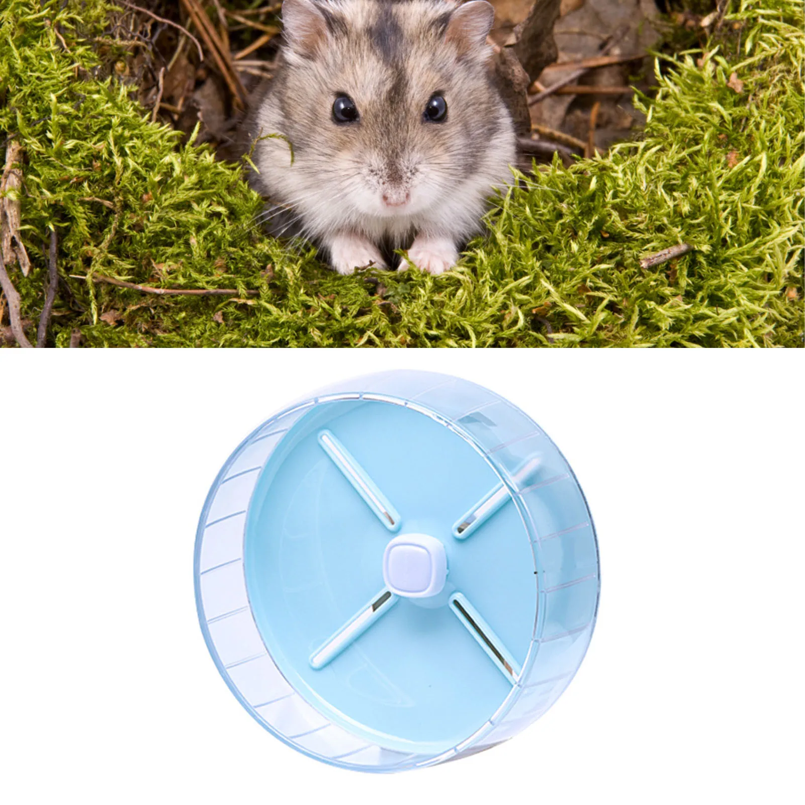Silent Running Wheel for Hamster, Hamster Cage, Toys for Small Pets, 20cm, 26cm