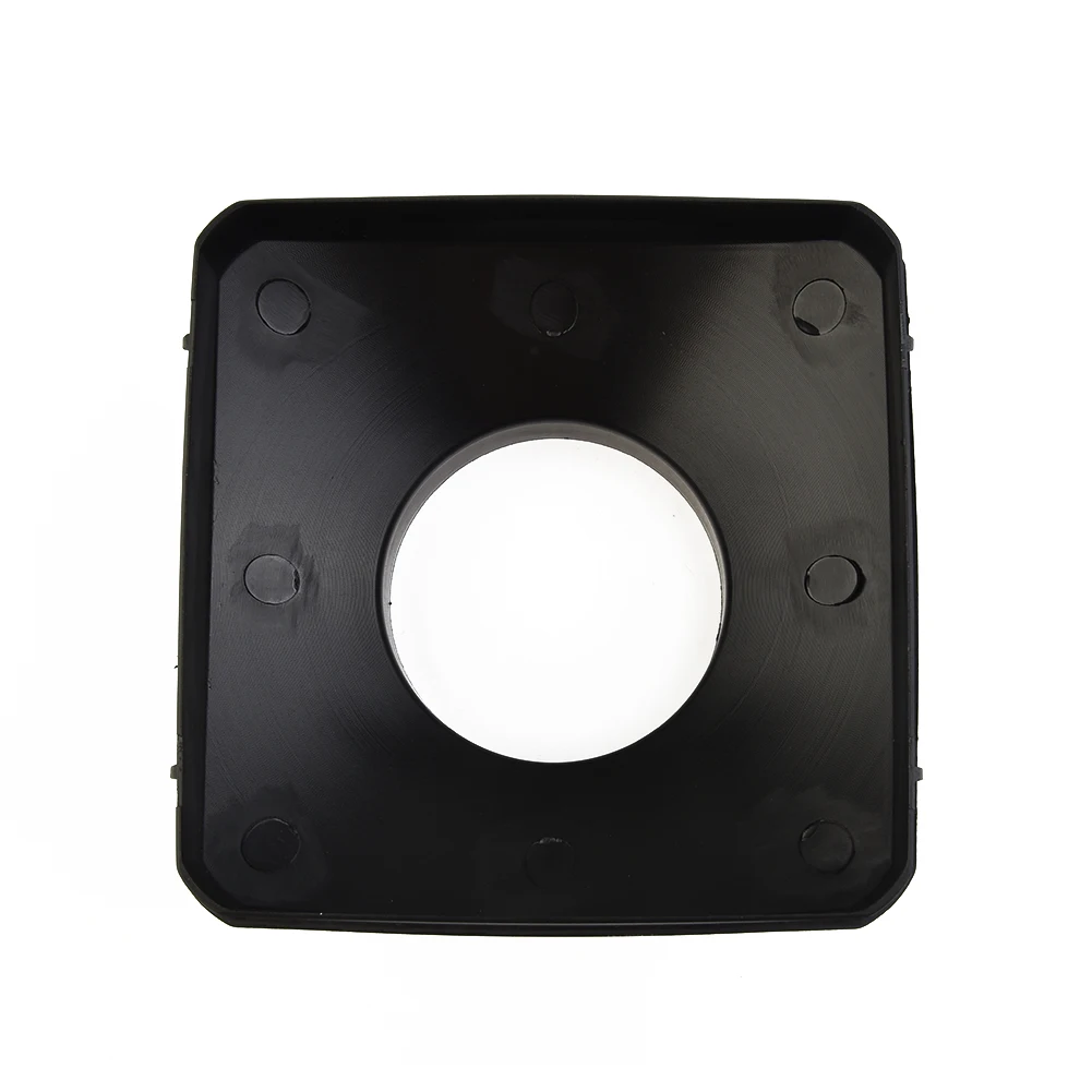 High Temperature Resistance, Durable 75mm Black Single Hole Outlet Cover for Air Diesel Parking Heater Trucks, Easy to Install