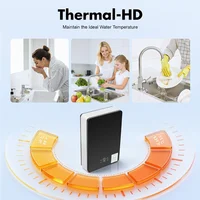 Chauffe-eau électrique instantané mural 220V, sans réservoir, à température constante, prise EU 2