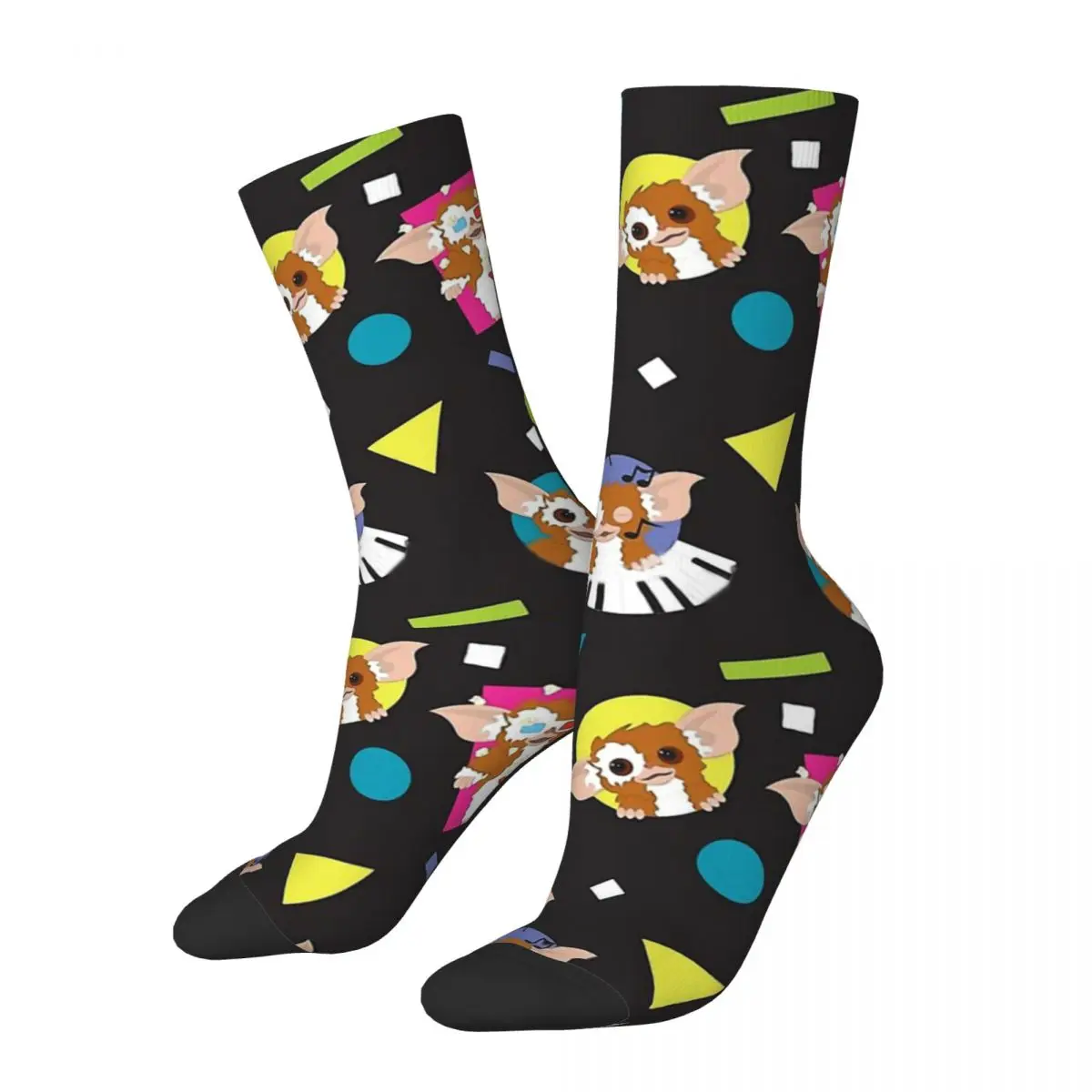 

Crazy Sock for Men Gremlins Adorable Ball Of Fun Hip Hop Harajuku Happy Seamless Pattern Printed Boys Crew Sock Casual Gift