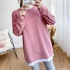 Spring And Autumn Cotton Maternity Clothes Cute Print  Clothes For Pregnan Sweatshirt For Nursing Mothers Breastfeeding Clothes 3