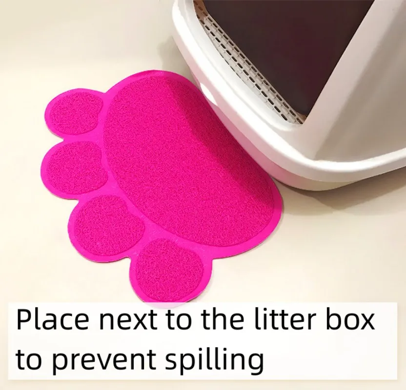 30*40cm PVC ground claw cat foot mat Rectangular cat litter mat Cat and dog friction foot Sleeping non-slip and waterpro