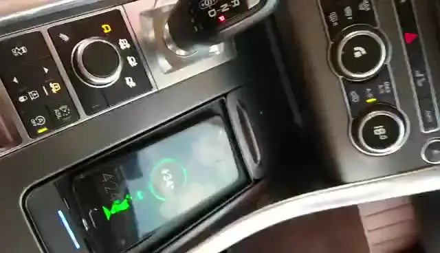 Для Land Rover Range Evoque L538 LRX 2012-2018 передние подстаканники Беспроводное зарядное