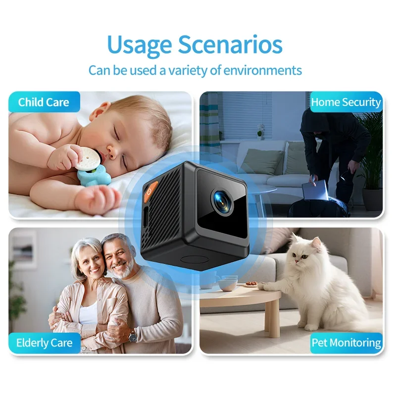 W02 1080P mini security protection home night vision surveillance Outdoor camping WIFI Subminiature smart home camera cctv video Sceefd5ff7321424499891b3359aef07cs