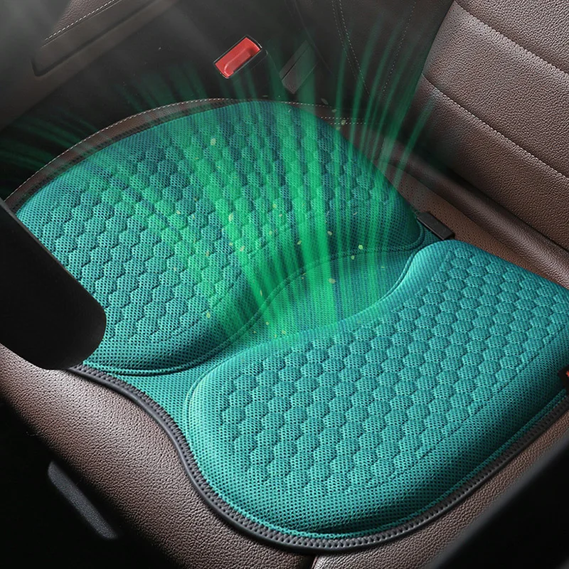 Car Anti-slip Ice Silk Honeycomb Gel Seat Cushion Breathable Driver Seat  Home Office Soft Cool Pad Buttock Pad Universal Size - AliExpress