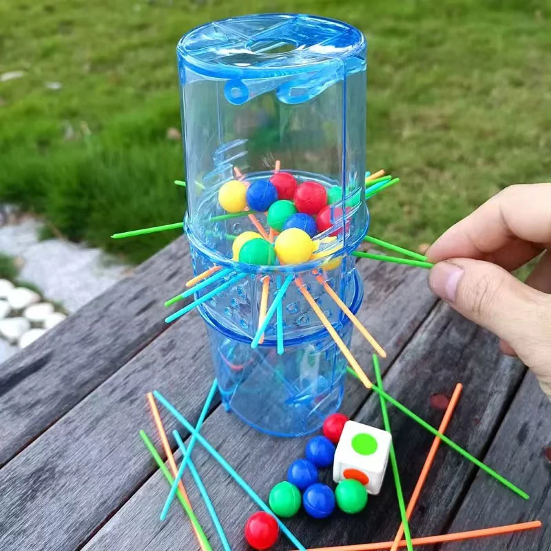 Games For Kids Adults Don't Let The Beads Fall Down Improve Intelligence Development Kids Puzzle Pull Stick Game Christmas Gift