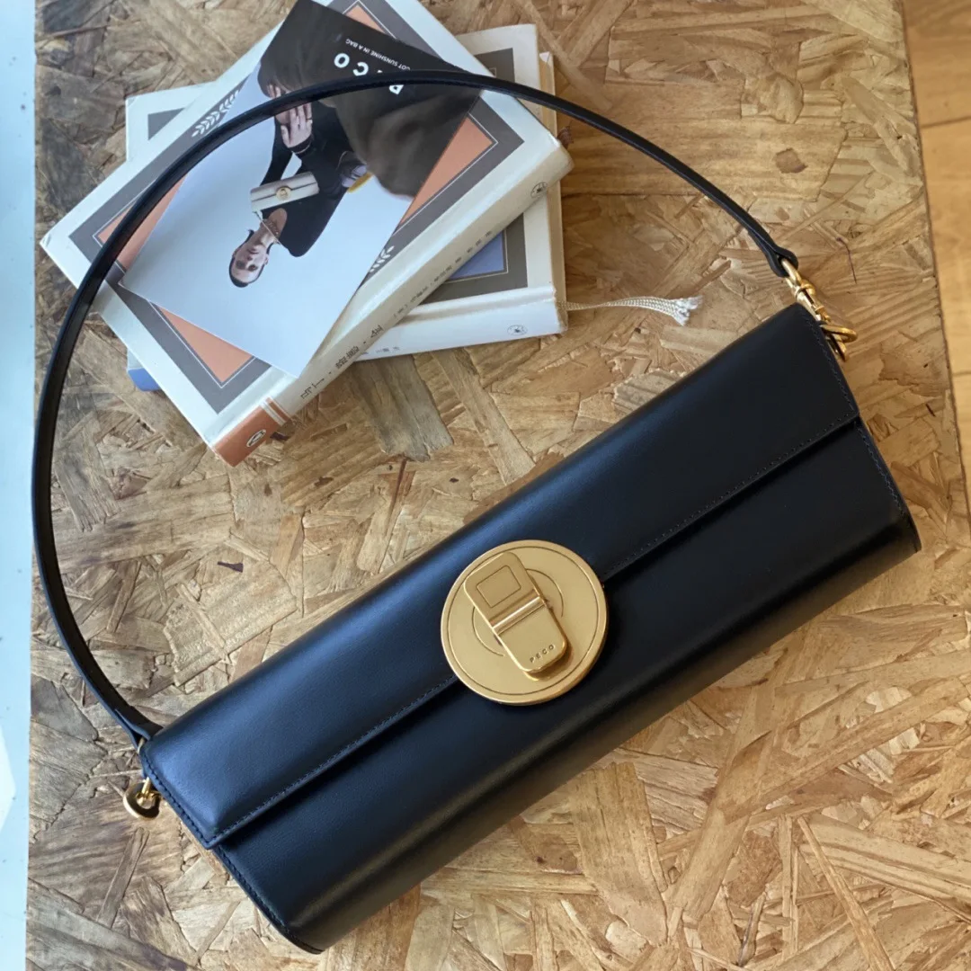 Leder frauen abendessen schulter mode handtasche unterarmtasche_voghion.com