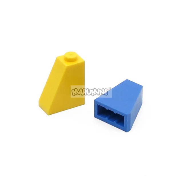 MARUMINE 50PCS 65 2x1x2 Slope Tile with Bottom Tube Building Blocks MOC Bricks Parts Compatible with 60481 Assembles Particles 5
