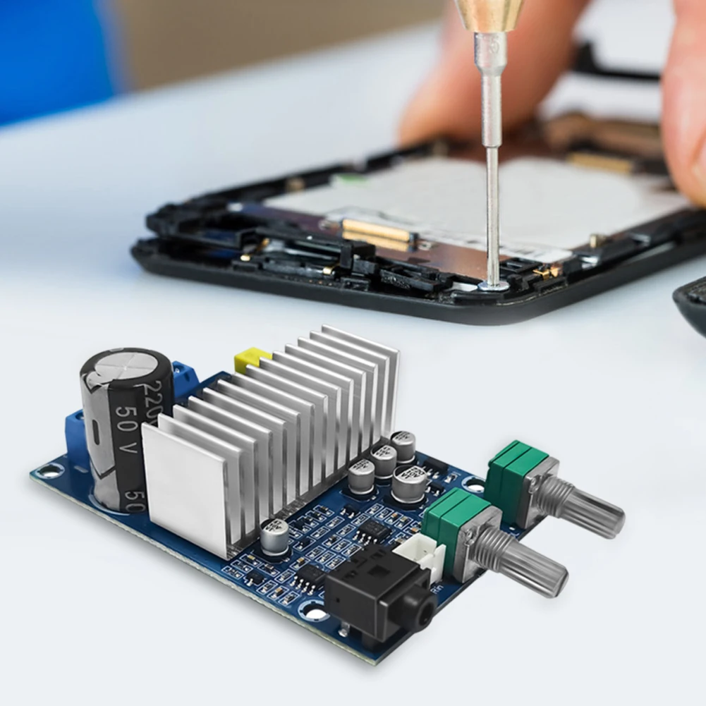 TPA3116 Subwoofer Amplifier Board DC12-24V TPA3116D2 Audio Amp Home Theater Mini Amp 100W Bass Output Home Amplifiers