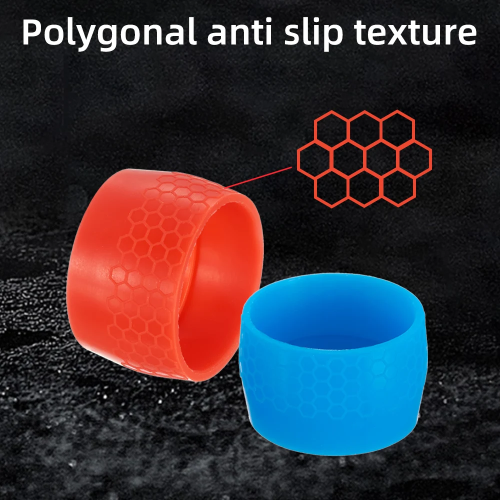 Silicone Anti-skip Bicycle Handlebar Tape plug Fixed Ring Road Bike Shift Handle Protection Cover Non-Slip 2pcs