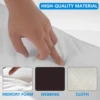 Bed Mattress Connector Adjustable Bed Bridge Twin to King Converter Kit Skin-Friendly Stable Bed Converter with Strap for Family 4